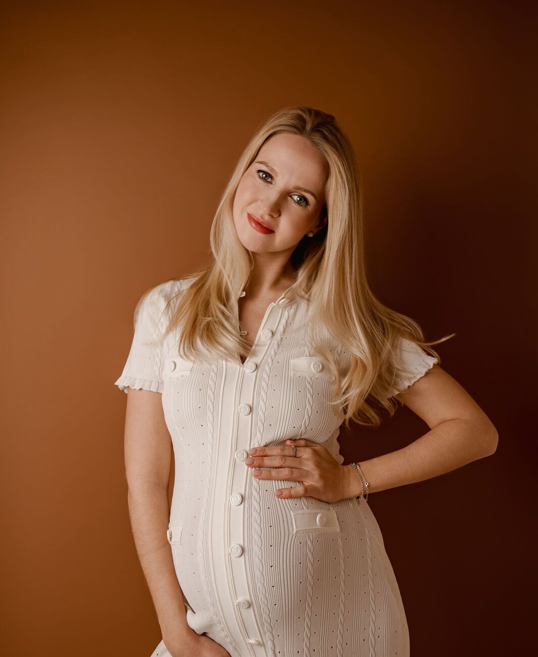 Maquillaje para fotos de embarazo